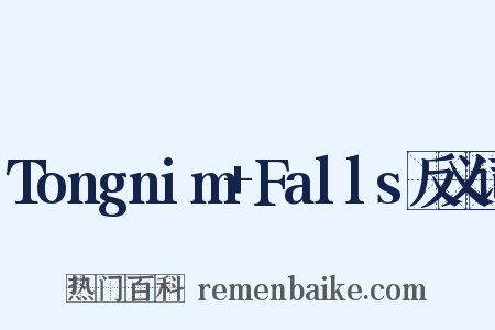 Tongnim+Falls反义词是什么意思的图片